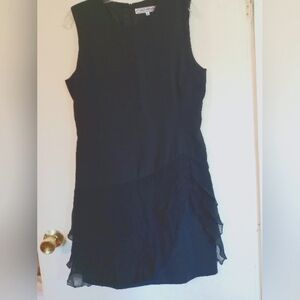 Caroline Herrera Sz. 12 Little‎ Black Dress 100% Silk